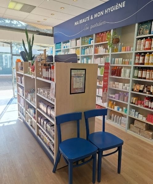 Espace beauté et hygiène avec coin d'attente